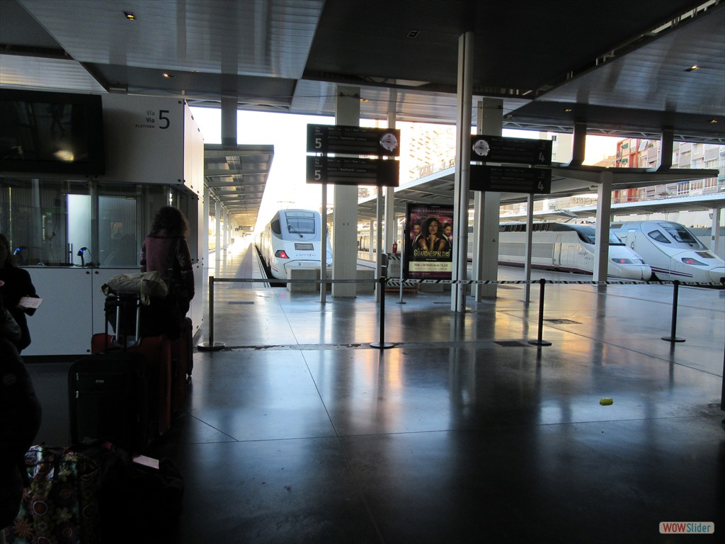 At Alicante railway station